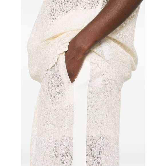 Ermanno Scervino Women Embroidered Wide-Leg Trousers